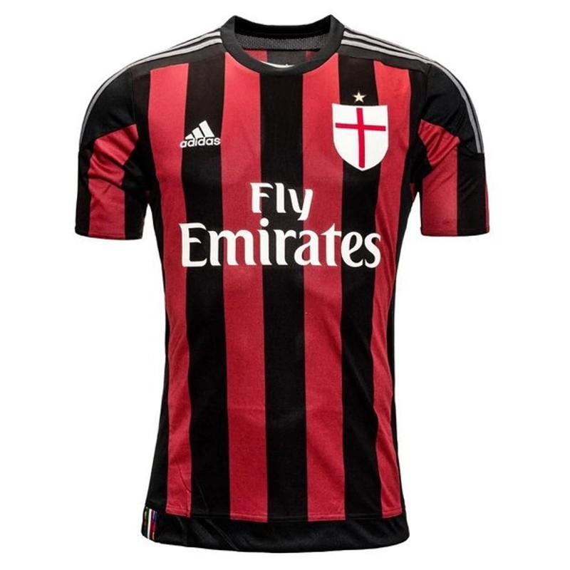 Maglia Calcio  Vintage AC Milan Casa 2015-16 - Rossonera